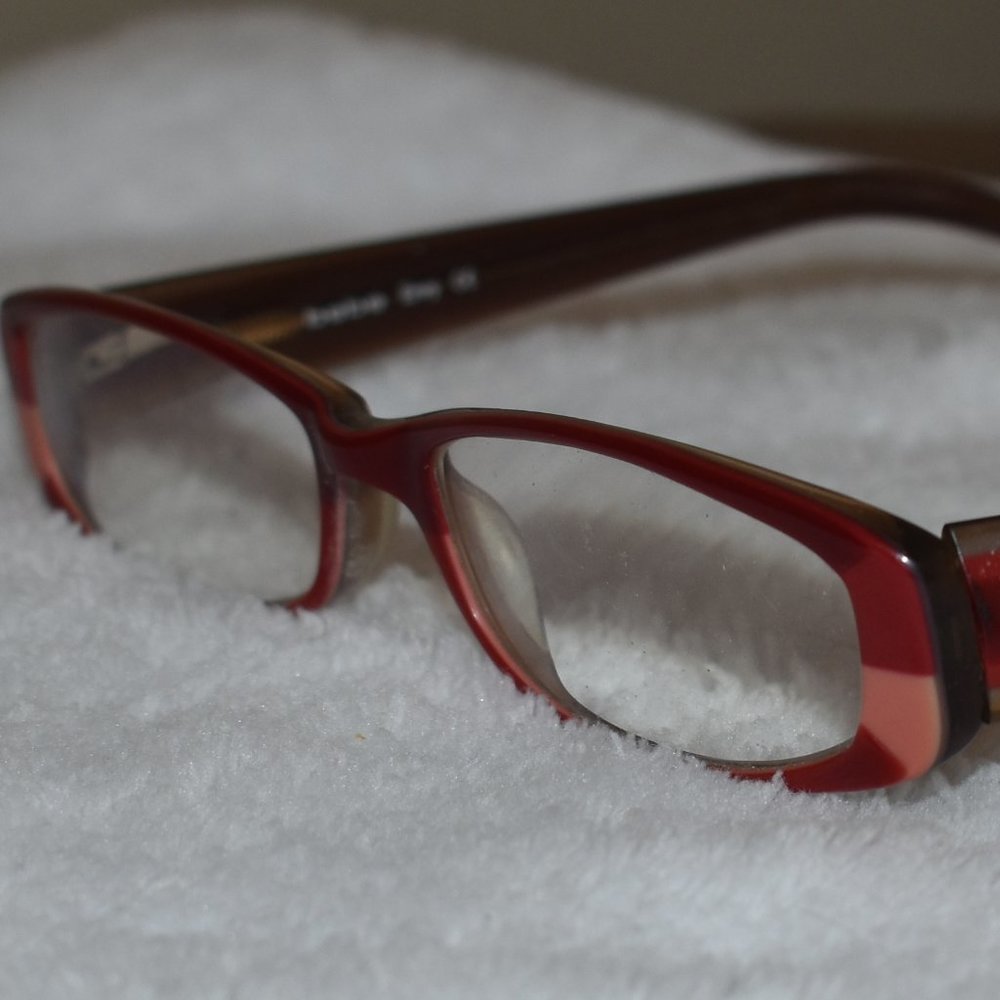 bebe "Envy" Rx Pink and Purple Glasses